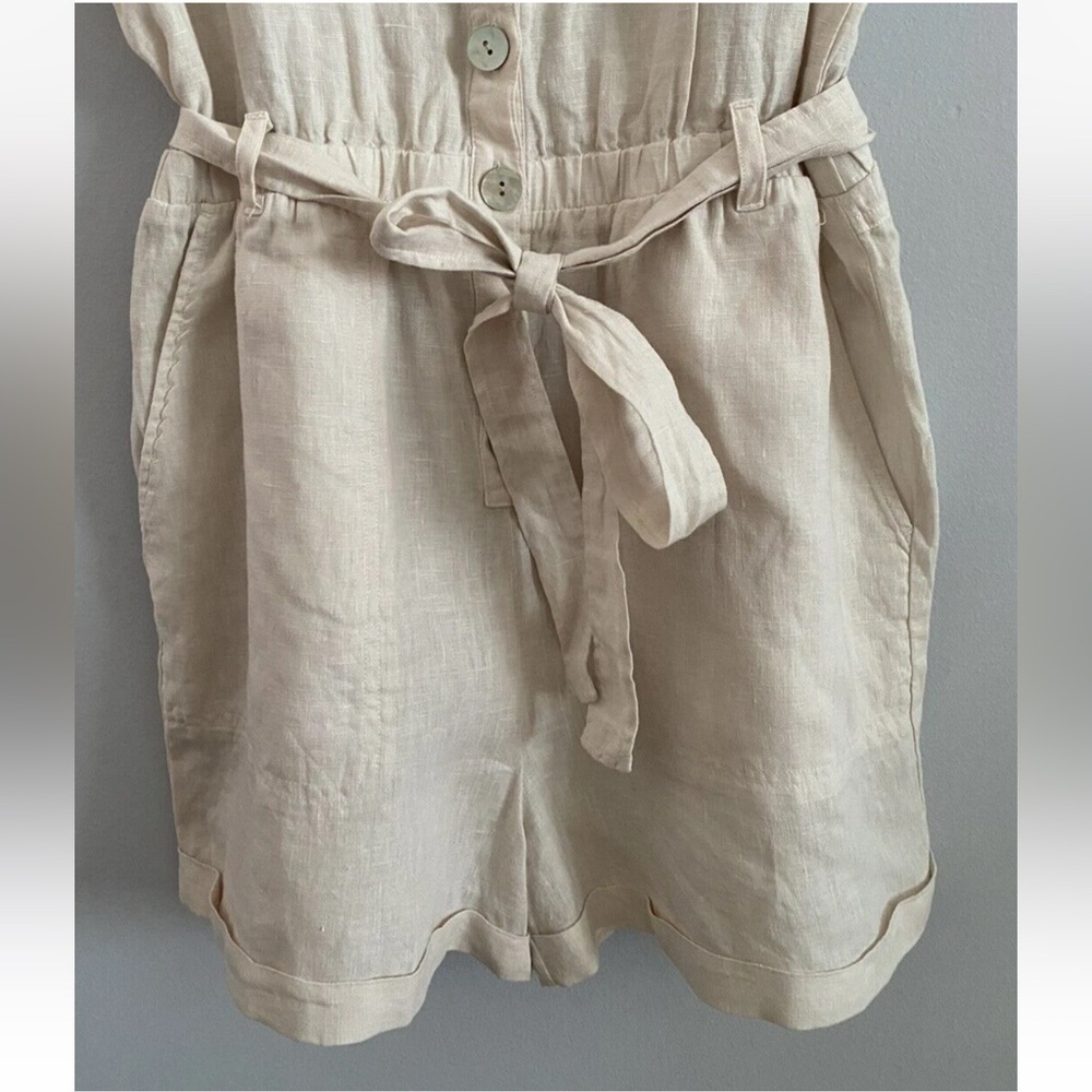 Cloth and Stone for Anthropologie Linen Romper - Picture 5 of 5